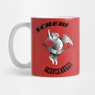 Cherub Screw the Haters Mug